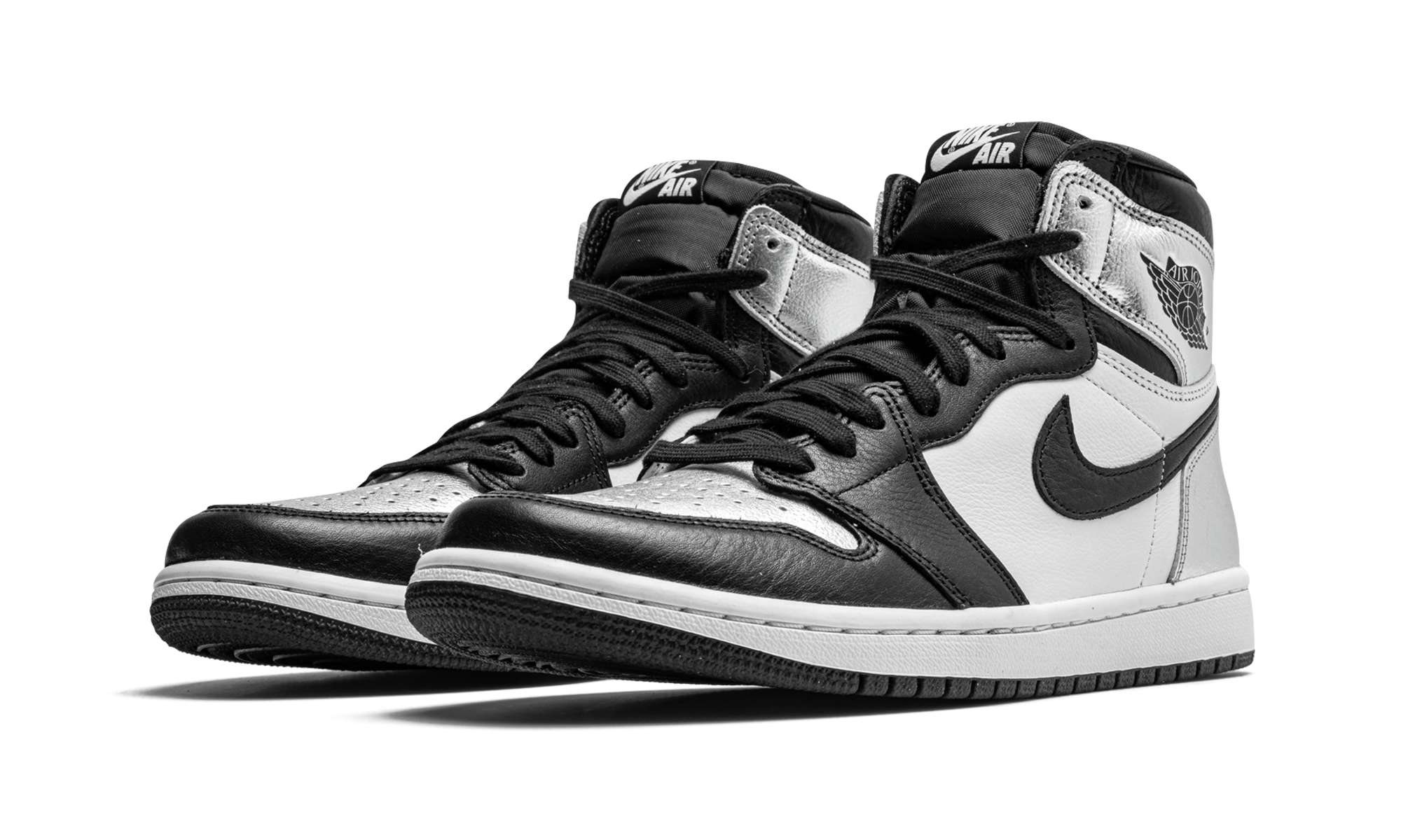 Air Jordan 1 Retro High Silver Toe