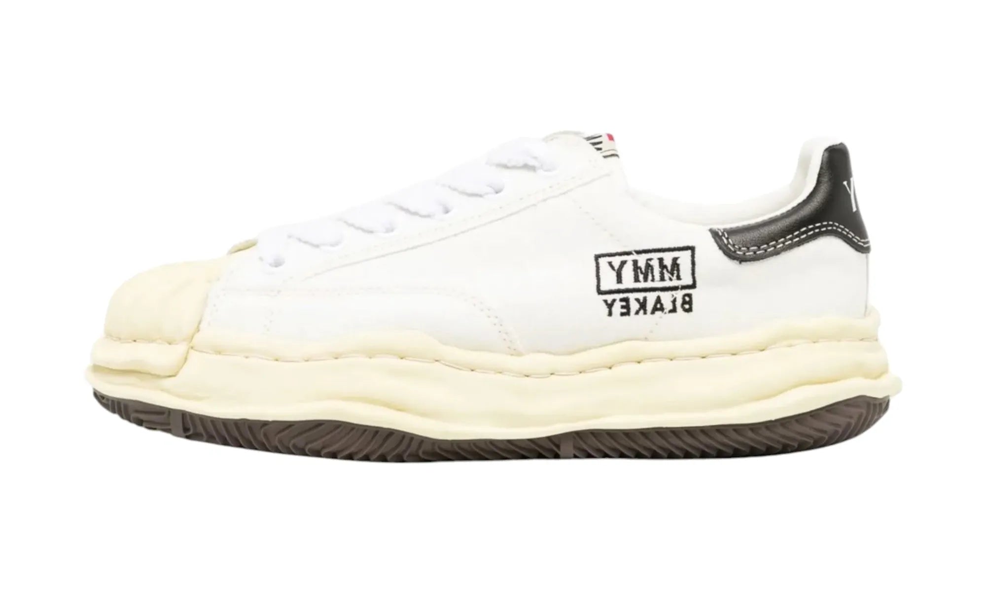 Maison Mihara Yasuhiro Blakey Vintage Sole Canvas Low White